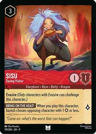 Sisu (Daring Visitor) - 119/204 - Uncommon (Foil)