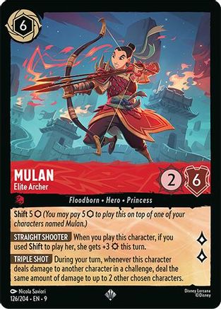 Mulan (Elite Archer) - 126/204 - Super Rare