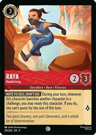 Raya (Headstrong) - 127/204 - Common (Foil)