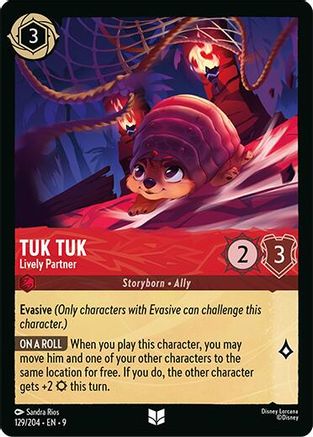 Tuk Tuk (Lively Partner) - 129/204 - Uncommon (Foil)