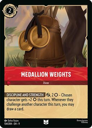 Medallion Weights - 134/204 - Uncommon (Foil)