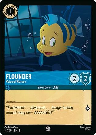 Flounder (Voice of Reason) - 147/204 - Common (Foil)