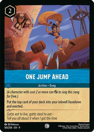 One Jump Ahead - 165/204 - Common (Foil)