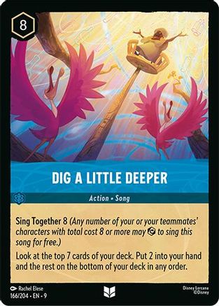 Dig a Little Deeper - 166/204 - Uncommon (Foil)