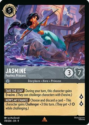 Jasmine (Fearless Princess) - 178/204 - Rare