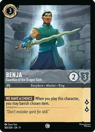 Benja (Guardian of the Dragon Gem) - 180/204 - Common