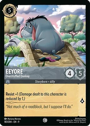 Eeyore (Overstuffed Donkey) - 183/204 - Common