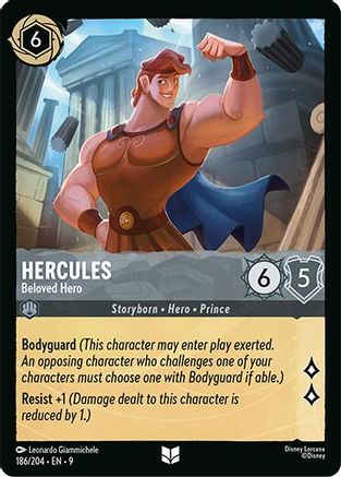 Hercules (Beloved Hero) - 186/204 - Uncommon (Foil)