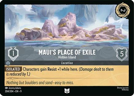 Maui's Place of Exile (Hidden Island) - 204/204 - Uncommon (Foil)
