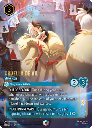 Cruella De Vil (Style Icon) - 236/204 - Enchanted