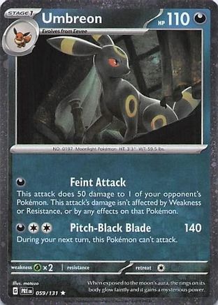 Umbreon (Cosmos Holo) 059/131  - Promo