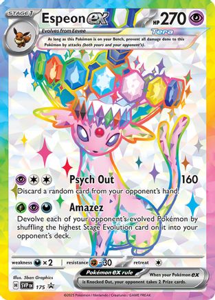 Espeon ex - 175 SVP - Holofoil - Promo