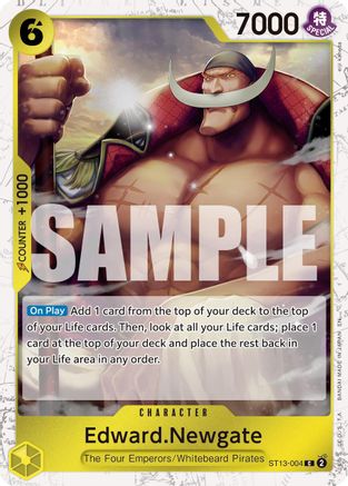 Edward.Newgate (Pirate Foil) - ST13-004 - Common