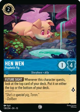 Hen Wen (Prophetic Pig) - 138/204 - Common (Foil)