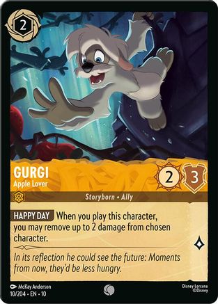 Gurgi (Apple Lover) - 10/204 - Common (Foil)