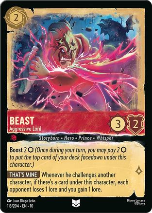 Beast (Aggressive Lord) - 113/204 - Uncommon