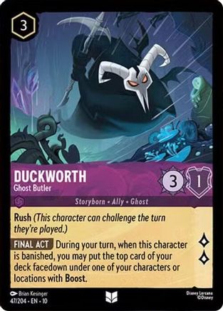 Duckworth (Ghost Butler) - 47/204 - Uncommon