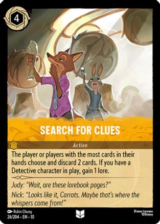 Search For Clues - 26/204 - Uncommon (Foil)