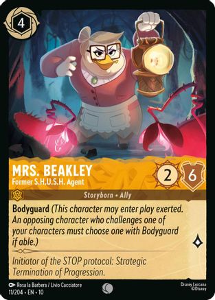 Mrs. Beakley (Former S.H.U.S.H. Agent) - 11/204 - Common (Foil)