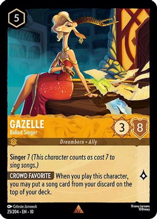 Gazelle (Ballad Singer) - 25/204 - Rare