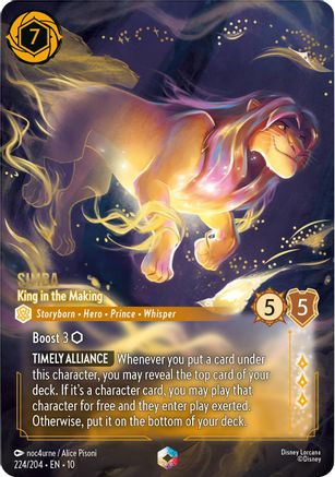 Simba (King in the Making) - 224/204 - Enchanted