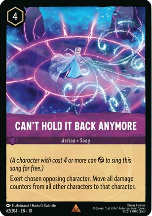 Can't Hold It Back Anymore - 62/204 - Rare (Foil)