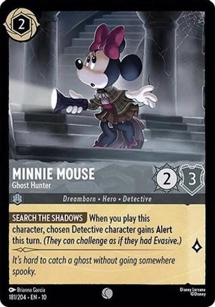 Minnie Mouse (Ghost Hunter) - 181/204 - Common (Foil)