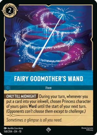 Fairy Godmother's Wand - 168/204 - Super Rare (Foil)