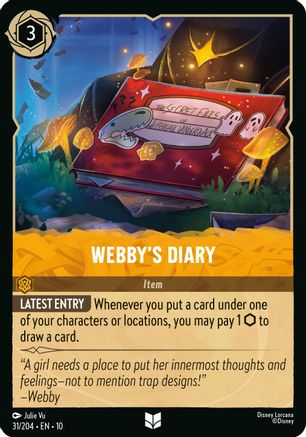 Webby's Diary - 31/204 - Uncommon
