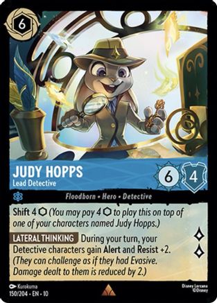 Judy Hopps (Lead Detective) - 150/204 - Rare (Foil)