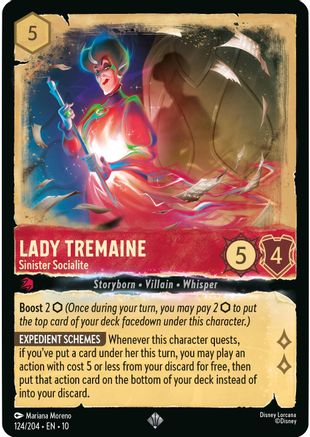 Lady Tremaine (Sinister Socialite) - 124/204 - Super Rare (Foil)