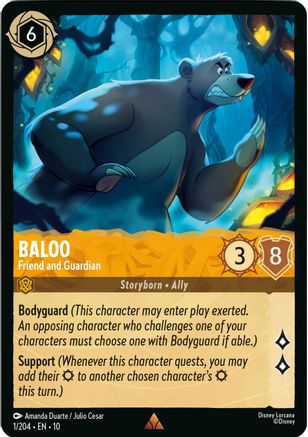 Baloo (Friend and Guardian) - 1/204 - Rare (Foil)
