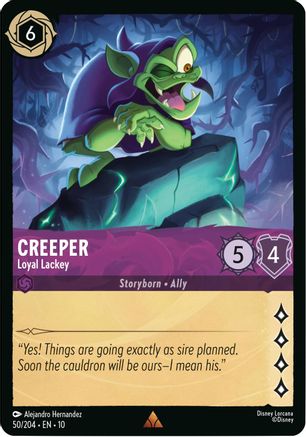 Creeper (Loyal Lackey) - 50/204 - Rare