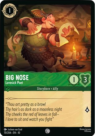 Big Nose (Lovesick Poet) - 70/204 - Common (Foil)