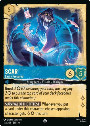Scar (Eerily Prepared) - 153/204 - Super Rare (Foil)