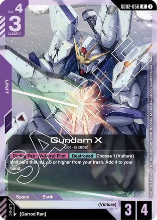 Gundam X (GD02-056) (Store Tournament Participant Pack 02) (GD02-056)
