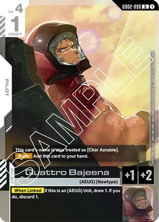 Quattro Bajeena (Store Tournament Participant Pack 02) (GD02-098)