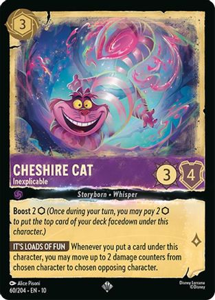 Cheshire Cat (Inexplicable) - 60/204 - Super Rare (Foil)