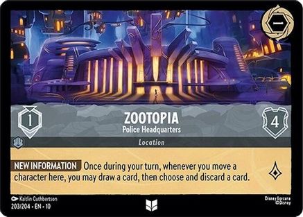 Zootopia (Police Headquarters) - 203/204 - Uncommon (Foil)