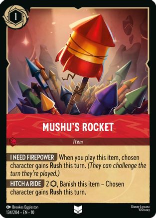 Mushu's Rocket - 134/204 - Uncommon (Foil)