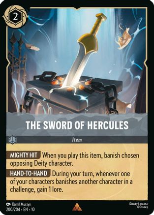 The Sword of Hercules - 200/204 - Rare (Foil)