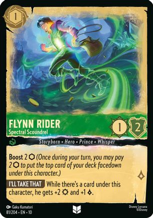 Flynn Rider (Spectral Scoundrel) - 81/204 - Uncommon (Foil)