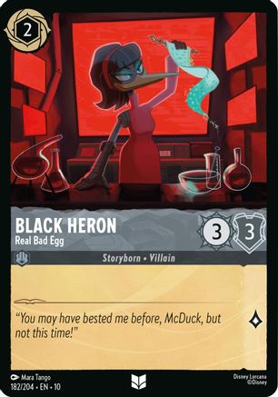 Black Heron (Real Bad Egg) - 182/204 - Uncommon