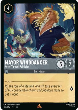Mayor Winddancer (Actor-Turned-Politician) - 188/204 - Rare (Foil)