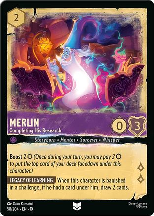 Merlin (Completing His Research) - 58/204 - Uncommon