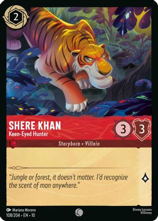 Shere Khan (Keen-Eyed Hunter) - 108/204 - Common