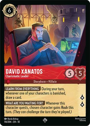 David Xanatos (Charismatic Leader) - 116/204 - Super Rare (Foil)