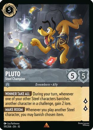 Pluto (Steel Champion) - 191/204 - Rare