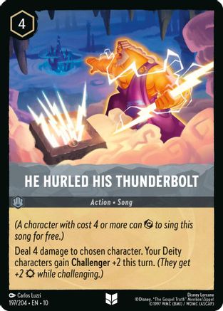 He Hurled His Thunderbolt - 197/204 - Uncommon