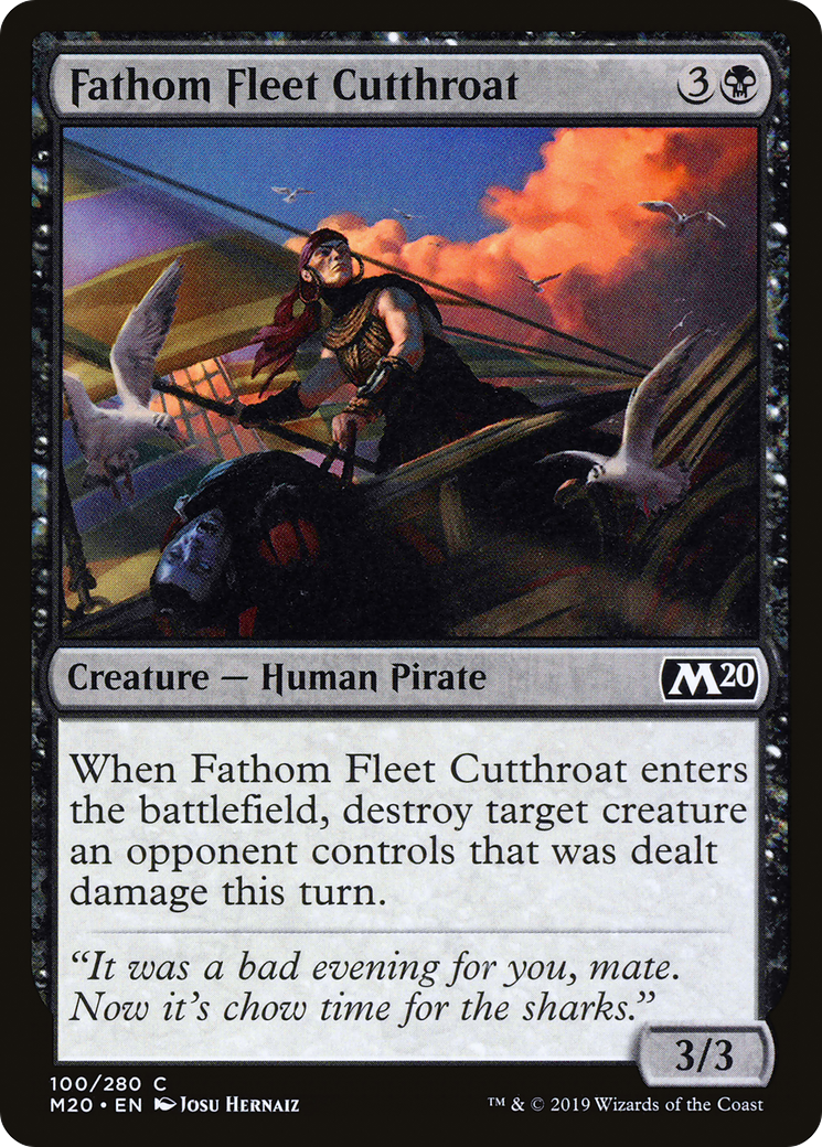 Fathom Fleet Cutthroat (M20-100)  Foil